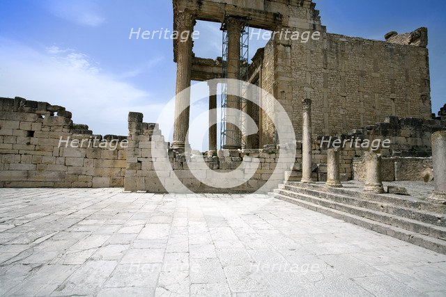 The Square of the Winds, Dougga (Thugga), Tunisia. Artist: Samuel Magal