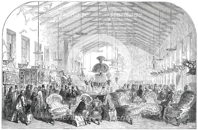 Provincial Industrial Exhibition of Canada, held at Montreal - the North Hall, 1850. Creator: Unknown.