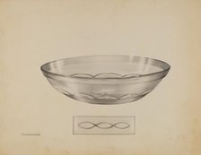 Shallow Dish, c. 1936. Creator: John Tarantino.