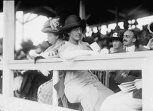 Horse Shows - Miss Harriet T. Wadsworth, 1912. Creator: Harris & Ewing.