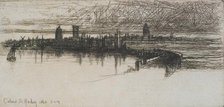 Little Calais Pier, 1865. Creator: Francis Seymour Haden.