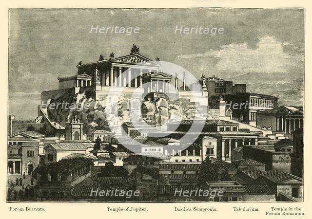 'The Capitol, from Mount Palatine (restoration)', 1890.   Creator: Unknown.