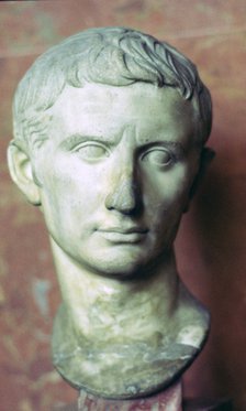 Bust of Augustus, 1st century BC. Artist: Unknown