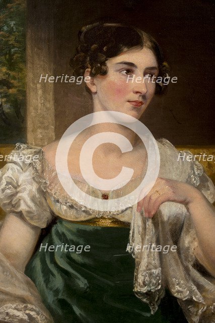 Portrait of Harriett Constance Smithson (1800-1854), 1825-1829.