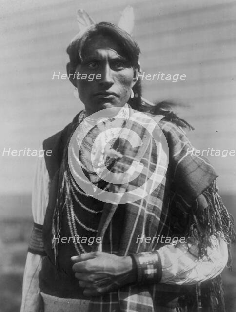 Reuben Black Boy, c1910. Creator: Edward Sheriff Curtis.