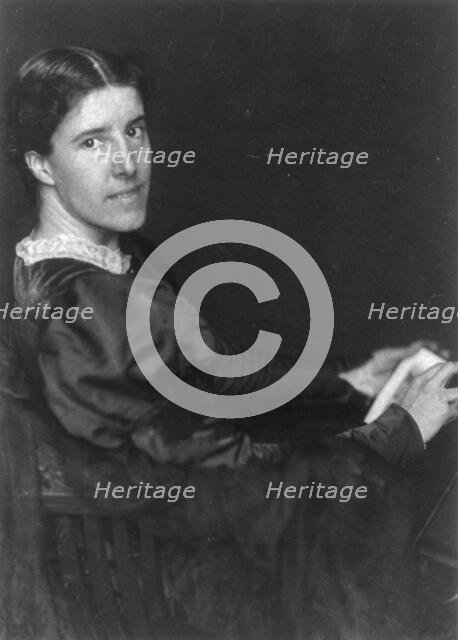 Charlotte Perkins Gilman, 1860-1935, c1900. Creator: Frances Benjamin Johnston.