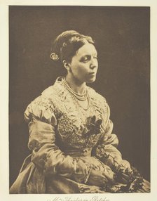 Mrs. Thackeray Ritchie, 1870, printed c. 1893. Creator: Julia Margaret Cameron.