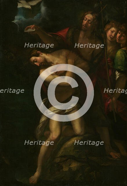 The Baptism of Christ, 1615-1618. Creator: Giulio Cesare Procaccini.