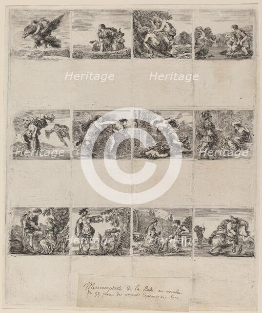 Mythological Playing Cards, 1644. Creator: Stefano della Bella.