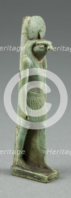 Amulet of Re-Horakhty, Egypt, Late Period-Ptolemaic Period (664-30 BCE). Creator: Unknown.