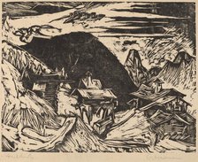 Alpine Pasture, 1918. Creator: Ernst Kirchner.