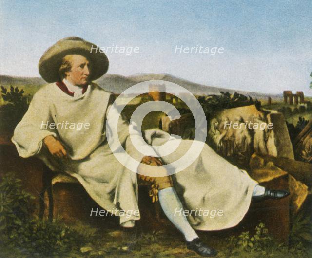 Goethe in Italy, 1786-1788, (1936). Creator: Unknown.