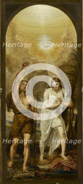 The Baptism of Christ, 1841. Creator: Ward, James (1769-1859).