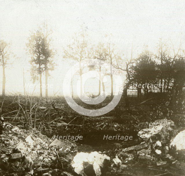 Battlefield, Roeselare, Flanders, Belgium, c1914-c1918. Artist: Unknown.