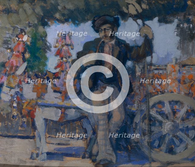 Giovanni Grasso, 1908. Artist: Sapunov, Nikolai Nikolayevich (1880-1912)