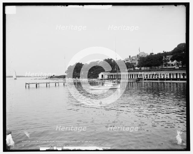 The Bathing place, Manhansett i.e. Manhanset House, Shelter Island, c1904. Creator: Unknown.