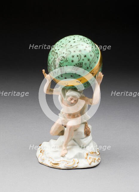 Atlas of the World, Meissen, 18th-19th century. Creator: Meissen Porcelain.