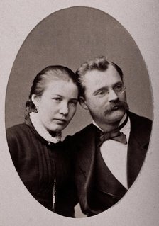 An unidentified couple, acquaintances of FB Power, c1900s. Creator: Paul Rosenow.