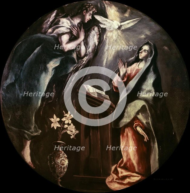 Die Verkündigung, ca 1603. Creator: El Greco, Dominico (1541-1614).