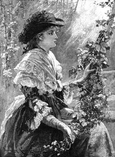 A Maid of Kent, 1883. Creator: Eugène Froment.