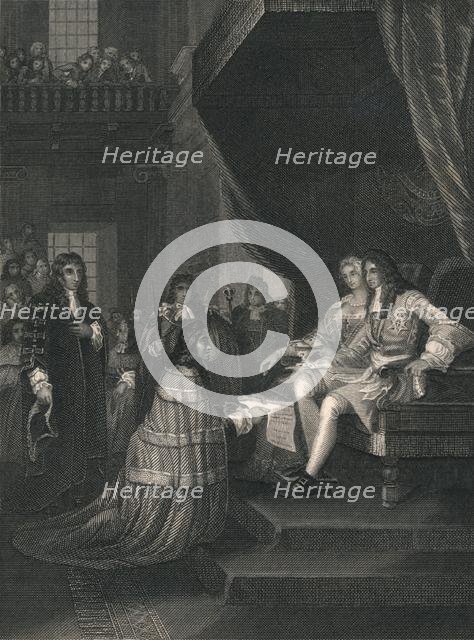'The Bill of Rights Presented to William and Mary', 1689, (mid 19th century).   Creator: Unknown.