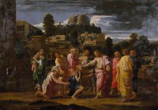 The Blind Men of Jericho 1650-1700. Creator: Nicolas Poussin.