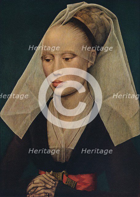 'Portrait of a Lady', c1460. Artist: Rogier Van der Weyden.