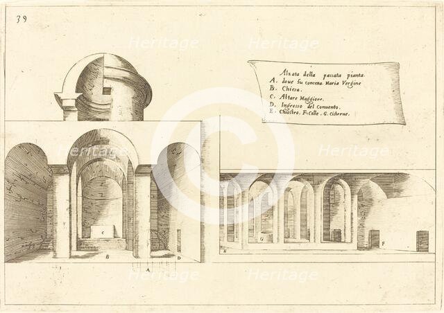Elevation of a Church, 1619. Creator: Jacques Callot.