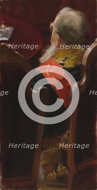 Portrait of General Wischniakoff, c1900s. Creator: Boris Mikhajlovich Kustodiev.