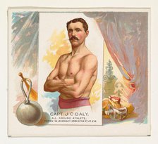 Captain J.C. Daly, All Around Athlete, from World's Champions, Second Series (N43) for All..., 1888. Creator: Allen & Ginter.