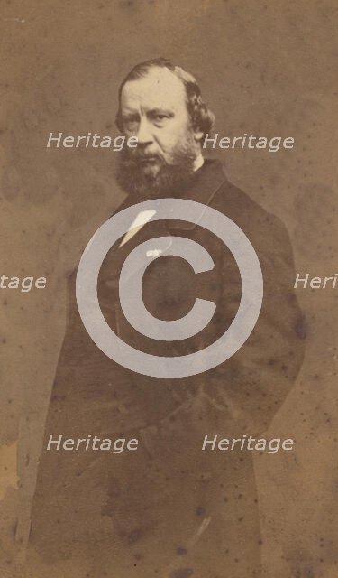 [Constant Troyon], 1860s. Creator: Etienne Carjat.