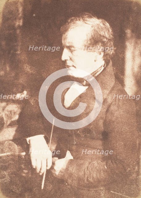 William Etty, 1843-47. Creators: David Octavius Hill, Robert Adamson, Hill & Adamson.