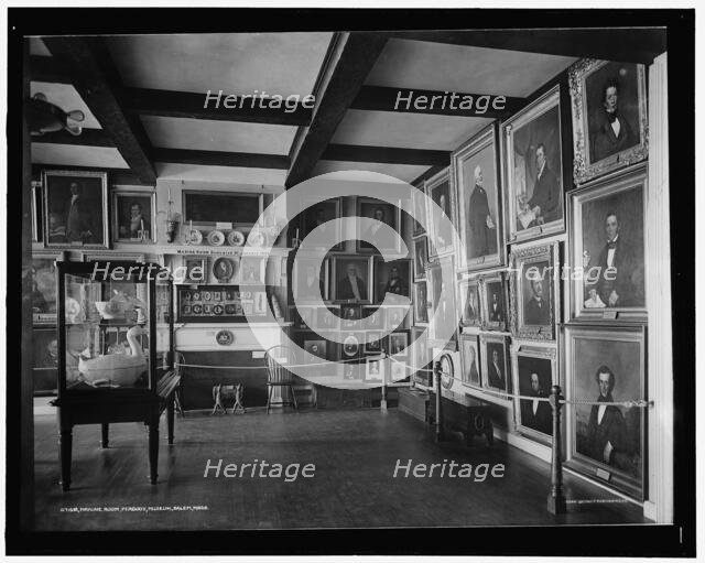 Marine Room, East India Hall, Peabody Museum, Salem, Mass., c.between 1905 and 1920. Creator: Unknown.