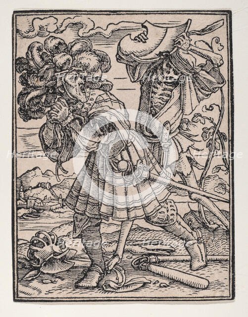 The Count, from The Dance of Death, ca. 1526, published 1538. Creator: Hans Lützelburger.