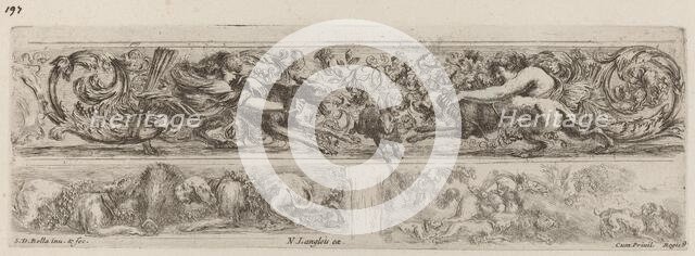 Three Ornamental Bands, probably 1648. Creator: Stefano della Bella.