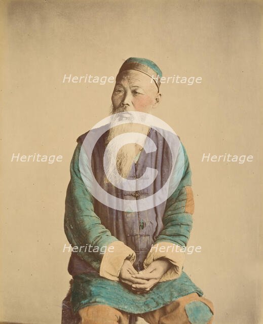 Vieux mendiant, 1870s. Creator: Baron Raimund von Stillfried.