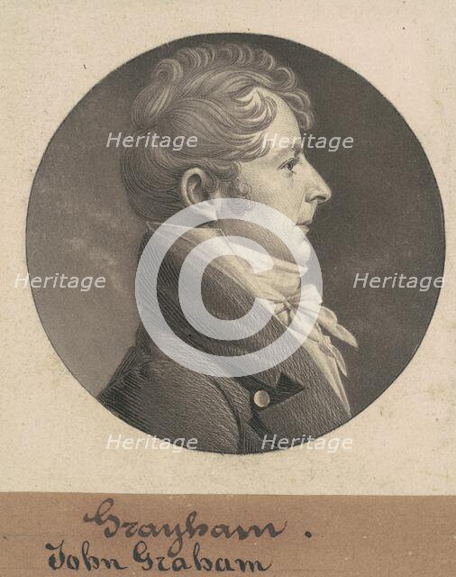 John Graham, 1808. Creator: Charles Balthazar Julien Févret de Saint-Mémin.
