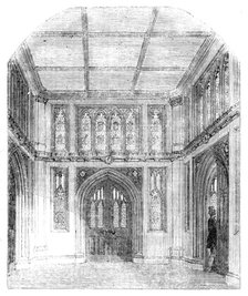 Vestibule to the Library of the House of Commons, 1857. Creator: Unknown.