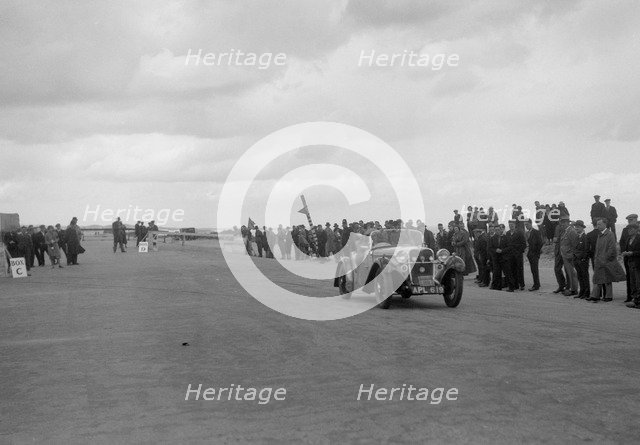 Singer open sports competing in the RSAC Scottish Rally, 1934. Artist: Bill Brunell.