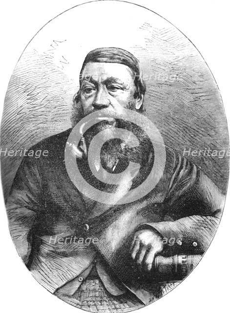 'S. J. Paul Kruger, President of the South African Republic', c1880s. Artist: Sweeton Tilly.