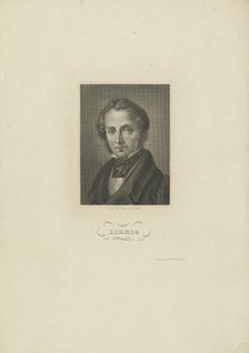Portrait of the chemist Justus von Liebig, c. 1840. Creator: Barth, Carl (1787-1853).