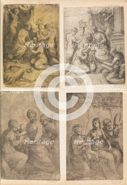 Madonna with Saints, ca. 1548-52. Creator: Andrea Schiavone.