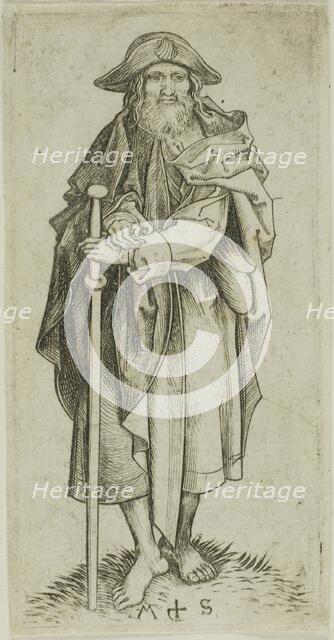 St. James Major, from Apostles, n.d. Creator: Martin Schongauer.