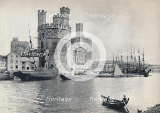 'Carnarvon - The Castle', 1895. Artist: Unknown.