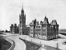 Houses of Parliament, Ottawa, Canada, 1893.Artist: John L Stoddard