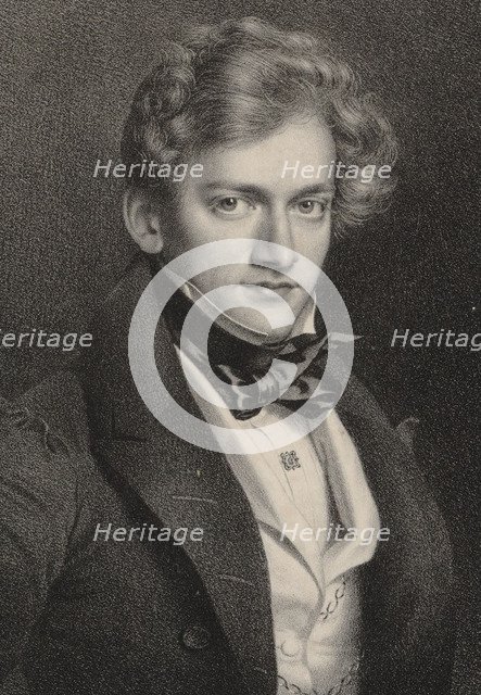 Portrait of the composer Charles-Auguste de Bériot (1802-1870), 1830.