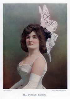 Phyllis Rankin, American actress, 1901.Artist: W&D Downey