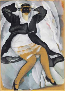 Masked woman, 1920.