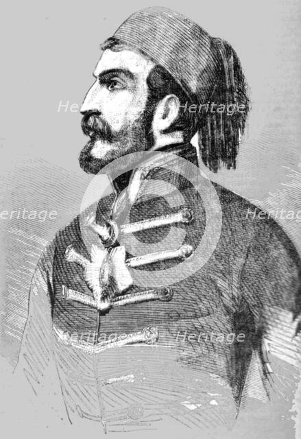 'Omar Pacha, Ffield Marshal, commander of Turkish troops in Danubian Principalities, 1854 Creator: Unknown.