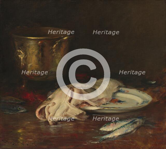 An English Cod, 1904. Creator: William Merritt Chase.